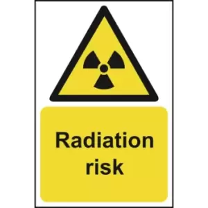 Radiation Risk - Sign - PVC (200 x 300mm)