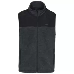 Trespass Mens Leafminer Fleece Gilet (XXL) (Black Melange)