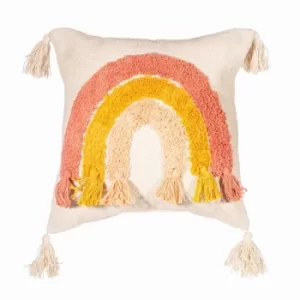 Sass & Belle Earth Rainbow Tufted Cushion