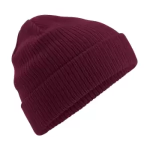 Beechfield Unisex Adult Beanie (One Size) (Burgundy)