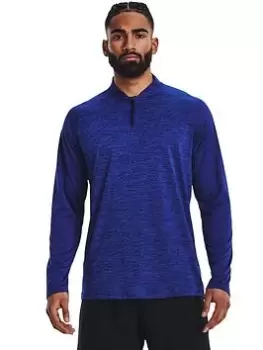 Under Armour Training Tech 2.0 Novelty Quarter Zip Top - Blue Size S, Men