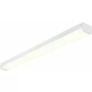 4 Foot LED Ceiling Strip Light - 57W Twin Cool White LED - Office Batten