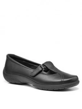 Hotter Nirvana Il Wide Fit Flat Shoes - Black, Size 8, Women