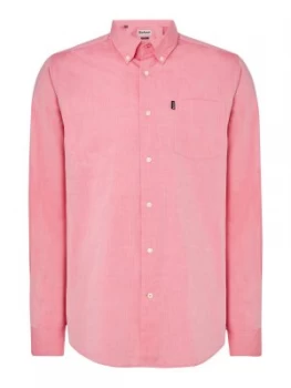 Mens Barbour Smarter Shirt Red