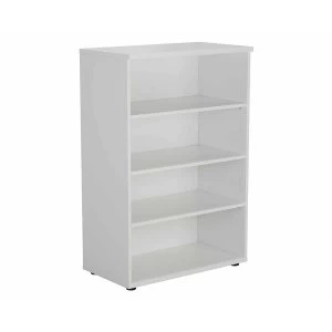 TC Office Bookcase with 3 Shelves Height 1200mm, White