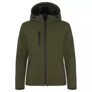 Clique Womens/Ladies Padded Soft Shell Jacket (XL) (Fog Green)