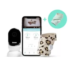 Owlet Duo - Smart Sock & Cam Baby Monitor Mint With Wild Child Accessory Sock Set