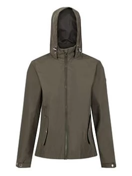 Regatta Laiyah Waterproof Shell Jacket - Khaki, Size 10, Women