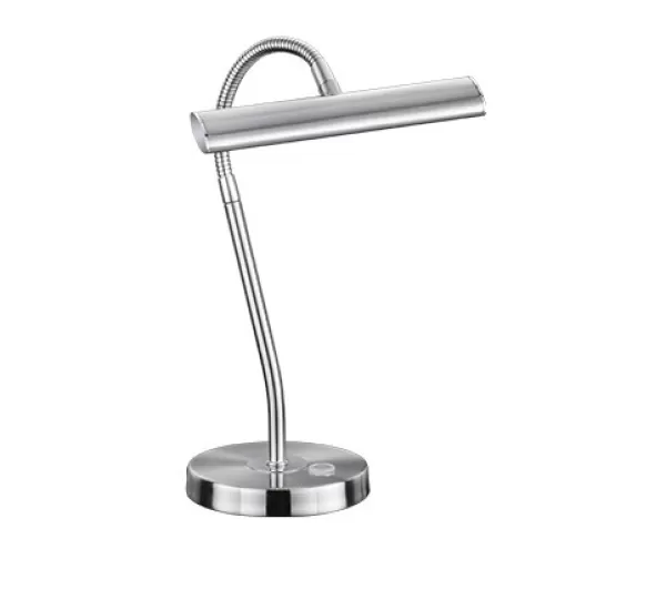 Curtis Modern Bankers Table Lamp Nickel Matt 3000K