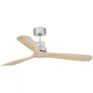 Faro Lantau Large Ceiling Fan Without Light Matt Nickel, Pine