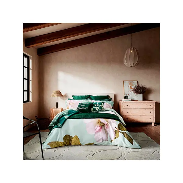 Ted Baker Gardenia Floral Duvet Set - Mint - King