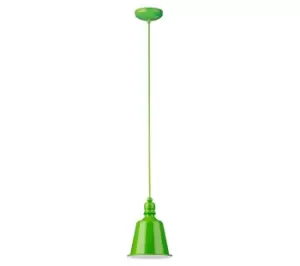 INTERIORS by Premier Pagoda Pendant Ceiling Light - Lime Green