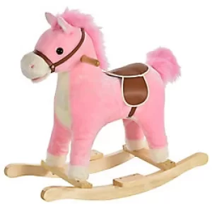 HOMCOM Rocking Horse 330-109PK 610 mm 325mm 650 mm Pink