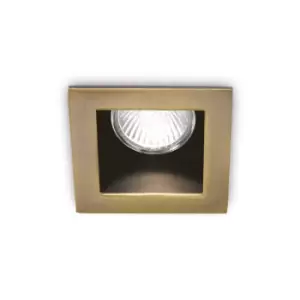 Funky 1 Light Recessed Spotlight Bronze GU10