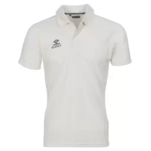 Shrey Performance Playing Shirt S/S Senior - White