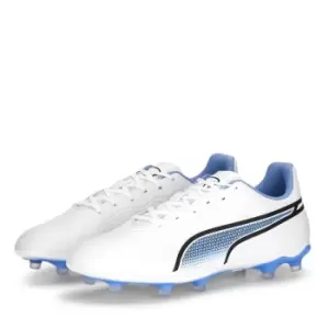 Puma King Match.3 Firm Ground Football Boots - White