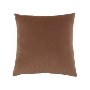 Furn Aurora Textured Corduroy Cushion Cover, Rock Rose, 45 x 45 Cm