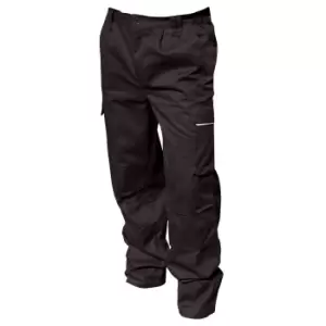 Result Unisex Work-Guard Windproof Action Trousers / Workwear (2XLR) (Black)