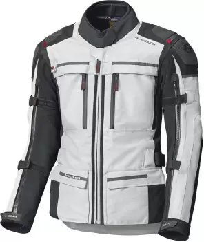 Held Atacama Top Gore-Tex Motorcycle Textile Jacket, grey-red, Size L, grey-red, Size L