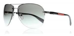 Prada Sport PS56MS Sunglasses Gunmetal / Black 5AV3M1 65mm