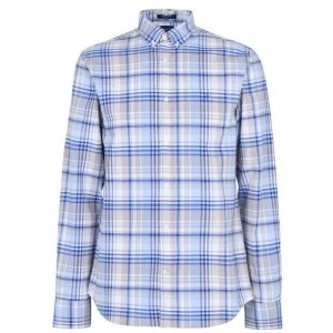 Gant Prep Oxford Plaid Shirt - Sand 277