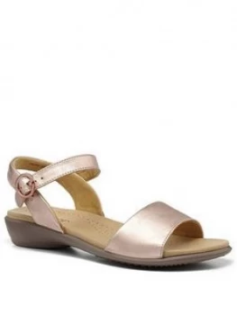 Hotter Tropic Ankle Strap Sandals - Rose Gold
