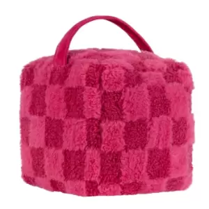 Check It Boucle Fleece Door Stop