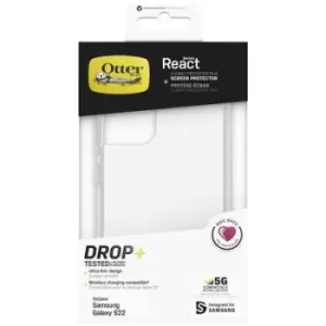 Otterbox React Clear Back Cover + Screen Protector for Samsung Galaxy S22 78-80693