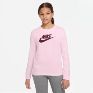 Nike Sportswear Big Kids (Girls') Long-Sleeve T-Shirt - Pink