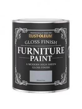 Rust-Oleum Rust-Oleum Gloss Furniture Paint Mineral Grey 750Ml