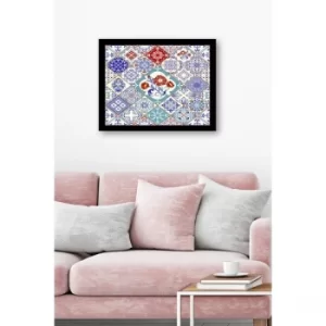 SC1109 Multicolor Decorative Framed MDF Painting