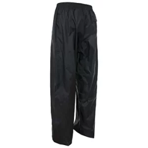 Trespass Qikpac Waterproof Trouser Black Medium