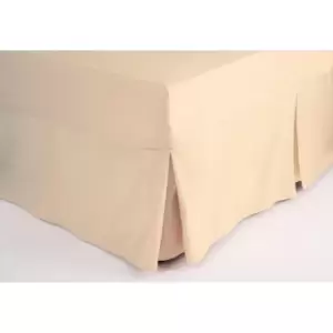 Fitted Sheet Valance Single Cream