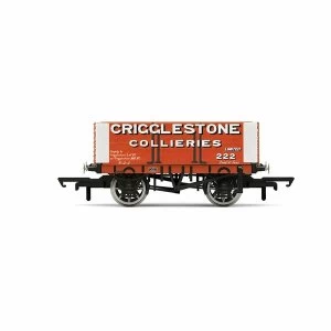 Hornby Crigglestone Collieries 6 Plank Wagon No. 222 Era 2/3 Model Train