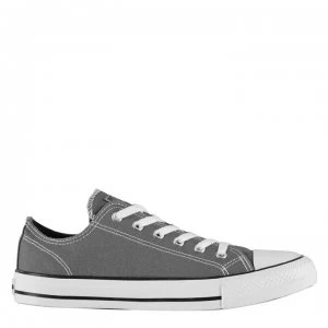 SoulCal Canvas Low Mens Trainers - Grey