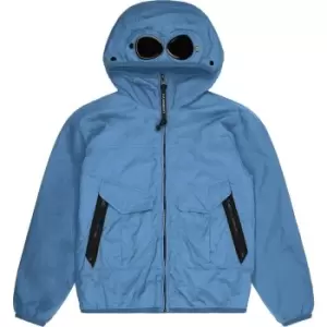 CP COMPANY Garment Dyed Goggle Jacket - Blue