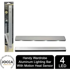 Jocca - 4 LED Wardrobe Rail with Motion Sensor 40cm