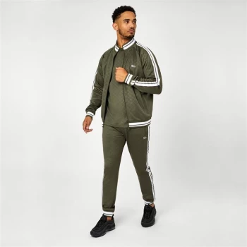 Lonsdale Gentlemen Mono Logo Tracksuit - Khaki Logo