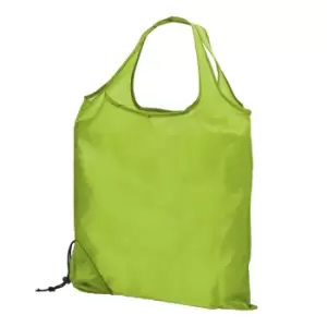 Bullet Scrunchy Shopping Tote Bag (One Size) (Lime)