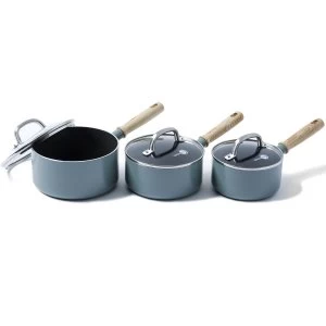 GreenPan Mayflower 3 Piece Saucepan Set