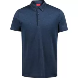 Boss Boss Dylot Short Sleeve Polo Shirt Mens - Blue