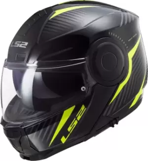 LS2 FF902 Scope Skid Helmet, black-yellow, Size 2XL, black-yellow, Size 2XL