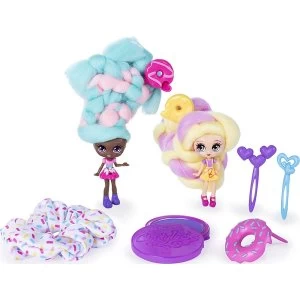 Candylocks Sweet Treats Figures - Jilly Jelly and Donna Nut