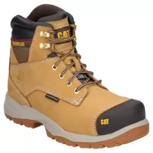 Caterpillar Mens Spiro Lace Up Waterproof Leather Safety Boot (13 UK) (Honey)