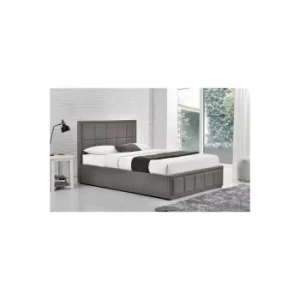 Hannover Grey Fabric Ottoman Bed