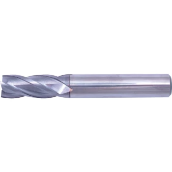 5.00MM Series 50 Carbide 4 Flute Plain Shank Short Series End Mills - TiCN Coated