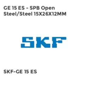 GE 15 ES - SPB Open Steel/Steel 15X26X12MM