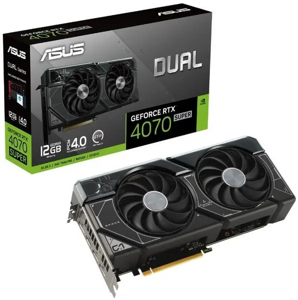 ASUS GeForce RTX 4070 SUPER Dual 12GB Graphics Card