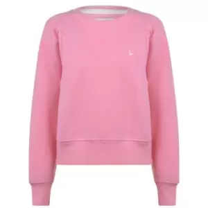 Jack Wills Heptford Crop Crew Neck Sweatshirt - Pink