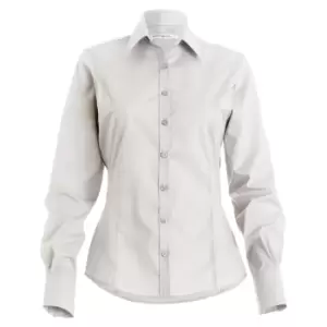 Kustom Kit Womens/Ladies Long Sleeve Business/Work Shirt (22) (White)